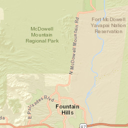 24169 McDowell Mountain Park Drive, Scottsdale, AZ Street Map