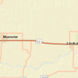 1001 Pecan Street, Lindsay, TX 76250 Street Map