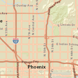 5850-5898 N 33rd Ave Phoenix AZ Street Map
