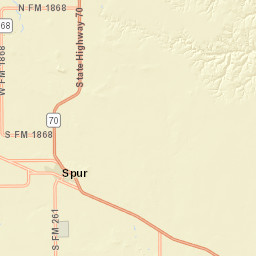 500-598 Denver Avenue, Spur, TX Street Map