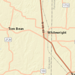 FM898 Whitewright TX 75491 Street Map