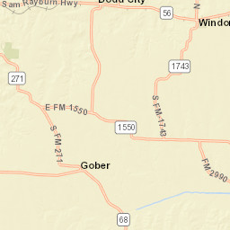 200 White Oak Street, Dodd City, TX Street Map