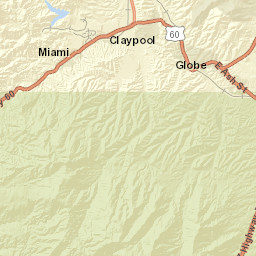 Kellner Canyon Road, Tonto National Forest Street Map