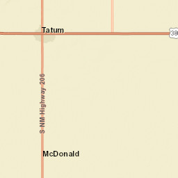 Duncan Road, Tatum, NM 88267, USA Street Map