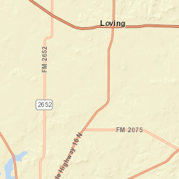 State Highway 16, Loving, TX 76460 Street Map