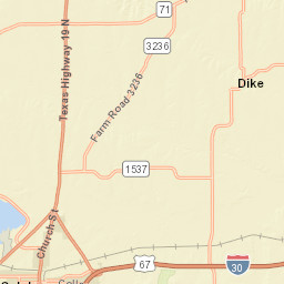 I-30 Sulphur Springs TX 75482 Street Map