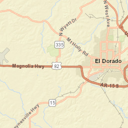 206 N Washington Ave El Dorado AR Street Map