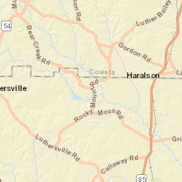 Whitten Lane, Luthersville, GA 30251, USA Street Map