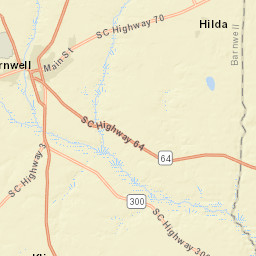 3790 Big Fork Road, Barnwell, SC 29812 Street Map