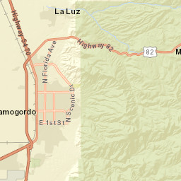 200 East 10th Street, Alamogordo, NM Street Map