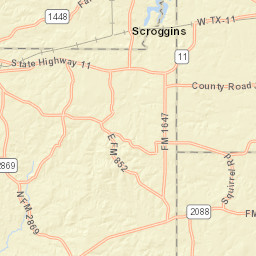 Farm to Market 852, Winnsboro, TX 75494 Street Map