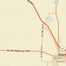 987 County Road 264-S, Snyder, TX Street Map