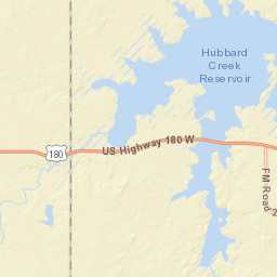 U.S. 180, TX, USA Street Map