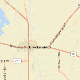 305-399 West 7th Street, Breckenridge, TX Street Map