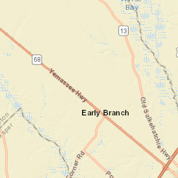 Daves Road, Varnville, SC 29944, USA Street Map