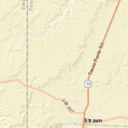 State Highway 16, Strawn, TX 76475 Street Map