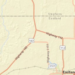 100-108 North Lamar Street Eastland TX Street Map