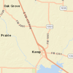 114 Texas 274 Kemp TX 75143 America Street Map