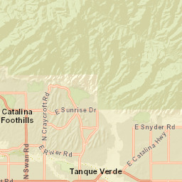 9990-10000 East Catalina Highway, Tucson Street Map