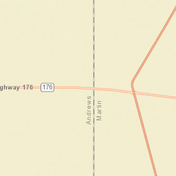 Texas 349 Tarzan TX 79783 America Street Map