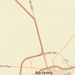 Lamesa Highway, Big Spring, TX 79720 Street Map