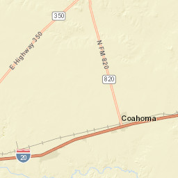 400-498 South 1st Street, Coahoma, TX Street Map