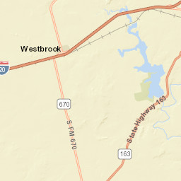 Texas 163 Colorado City TX 79512 Street Map