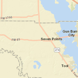 West Main Street, Gun Barrel City, TX Street Map