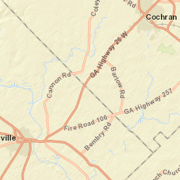 U.S. 129 Alternate, Cochran, GA 31014 Street Map