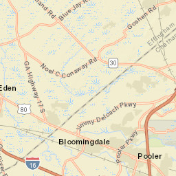 3548-3564 Midland Road, Guyton, GA Street Map