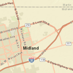 275 West Wall Street Midland TX 79701 Street Map