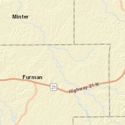 County Road 11, Minter, AL 36761, USA Street Map