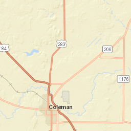 Trinity Street, Coleman, TX 76834, USA Street Map