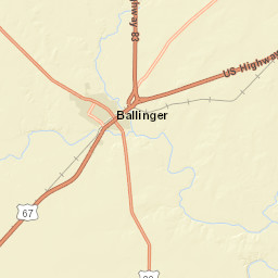 County Road 450, Ballinger, TX 76821 Street Map