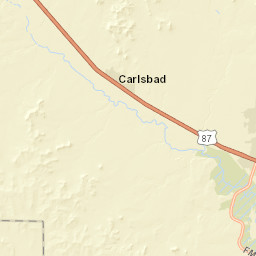 9673 North Burma Road, Carlsbad, TX Street Map