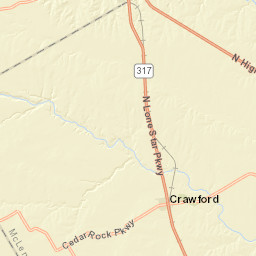 East Middle Bosque Road, Valley Mills, TX Street Map