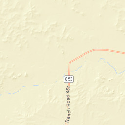 Farm to Market Road 853, Mertzon, TX Street Map