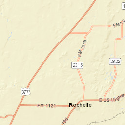 Farm to Market 1121, Brady, TX 76825, USA Street Map