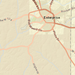 100-110 College Street, Enterprise, AL Street Map