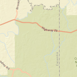 Rome Road, Conecuh National Forest, Wing Street Map