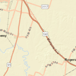 4789-4899 Farm to Market Road 93 Temple Street Map