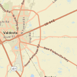 Cotton Bay Crossing, Valdosta, GA Street Map