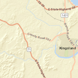 701-797 Austin Street, Kingsland, TX Street Map