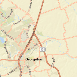 1000 Ranch Rd 2243 Georgetown TX Street Map