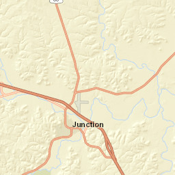 Interstate 10, Junction, TX 76849, USA Street Map