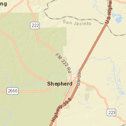 U.S. 59, Goodrich, TX 77335, USA Street Map