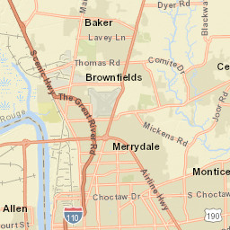 935-2161 Lafiton Lane, Port Allen, LA Street Map