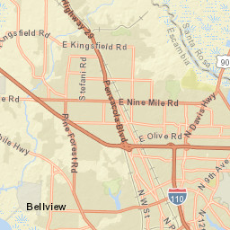 6871-6929 Saufley Pines Road, Pensacola Street Map