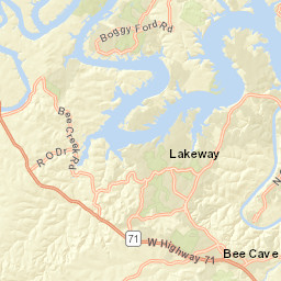 4300 Lohmans Ford Road Lago Vista TX Street Map