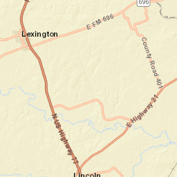 3688 Highway 21, Dime Box, TX 77853, USA Street Map